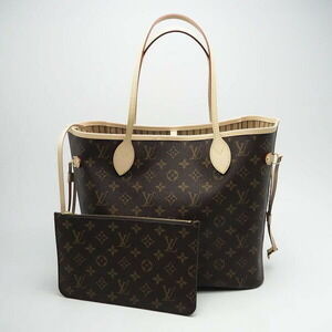 Louis Vuitton Tote Bag Monogram Neverfull Beige
